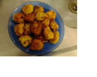 Bolinho de arroz recheado