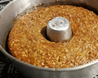 Bolo de banana com aveia - fitness