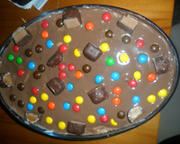 Pavê de abacaxi e chocolate