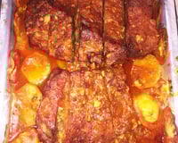 Carne assada de forno ao creme