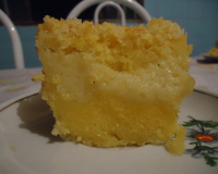 Bolo de fubá cremoso