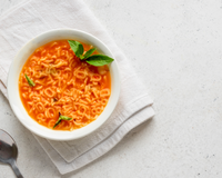 Sopa basica de espaguete