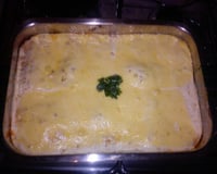 Lasanha de bolacha água e sal