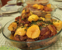 Joelho de porco assado no forno