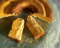 Bolo cremoso de milharina