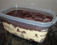 Pavê Natalino de Maracujá com Panetone