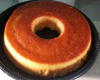 Pudim de pão simples