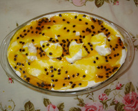 Pavê mousse de maracujá