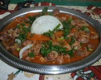 Moela ao molho de tomates