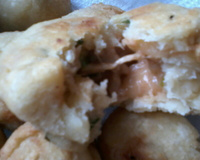 Bolinho de aipim recheado