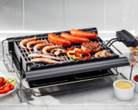 Essa churrasqueira elétrica com mais de 40% OFF vai mudar para sempre o seu churrasco - com menos fumaça em casa