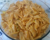 Macarrão de panela de pressão com frango