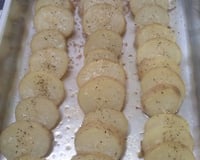 Batata assada com alho e azeite