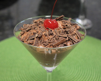 Mousse de chocolate diet da Flávia