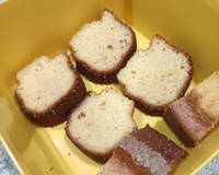 Bolo de fubá crocante