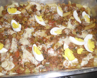 Macarrão com carne de soja