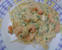 Camarão ao molho de mostarda