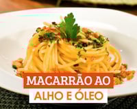 Macarrão ao alho e óleo simples