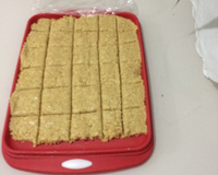 Paçoca de amendoim e bolacha