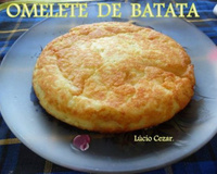Omelete de batata e queijo do Lúcio Cezar