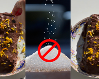 Esse bolo SEM AÇÚCAR refinado e SEM FARINHA só leva ingredientes naturais na massa e fica docinho!