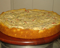 Torta de palmito da juçara