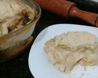 Bolo farofa de banana