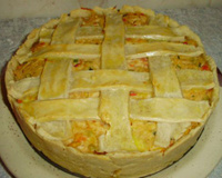 Torta de frango cremosa da Tatá