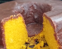 Cobertura para bolo de cenoura com casquinha crocante