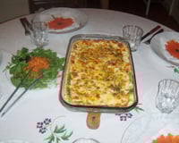 Quiche de alho poró