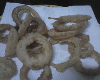 Anéis de cebola fácil