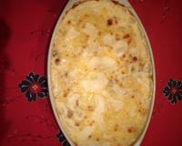 Batata gratinada com atum