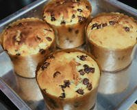 Panetone de chocolate caseiro