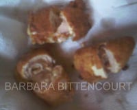 Rolês de frango recheado