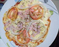 Pizza fáci e rápida de crepioca