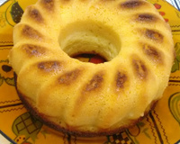 Bolo de fubá cremoso