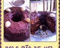 Pão de mel com recheio de doce de leite