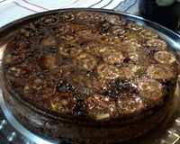 Bolo de banana integral com iogurte no liquidificador