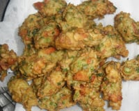 Bolinho de arroz com espinafre