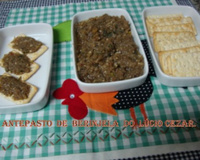 Antepasto de berinjela do Lúcio Cezar
