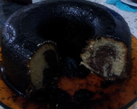 Bolo marmorizado