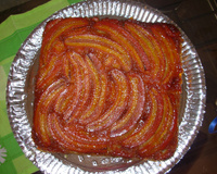 Bolo Caramelado de banana