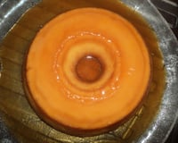 Pudim de leite condensado e creme de leite