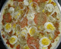 Pizza rápida de liquidificador