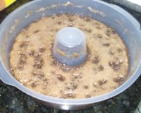 Pudim de chocolate no microondas