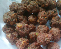 Bolinho de carne moida