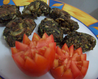 Bolinhos de espinafre assados