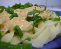 Talharim ao Molho Rosé e Atum