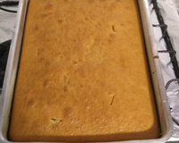 Bolo de amendoim com coco