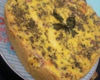 Quiche fácil de queijo e cebola